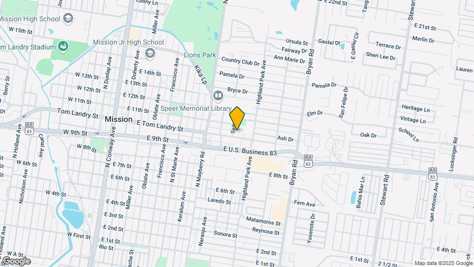 1013 E Tom Landry St Mapa y Detalles de la Ubicación