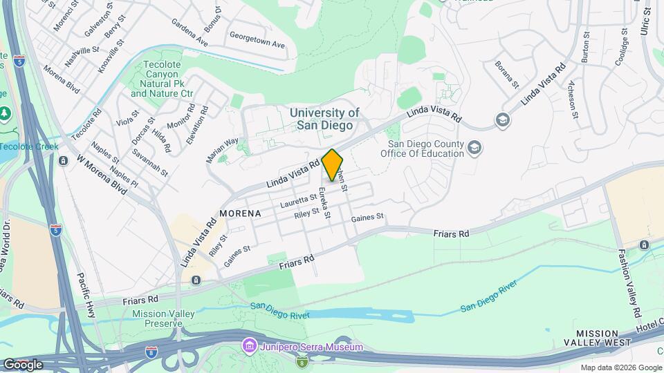 5838 Lauretta St Map and Location Details