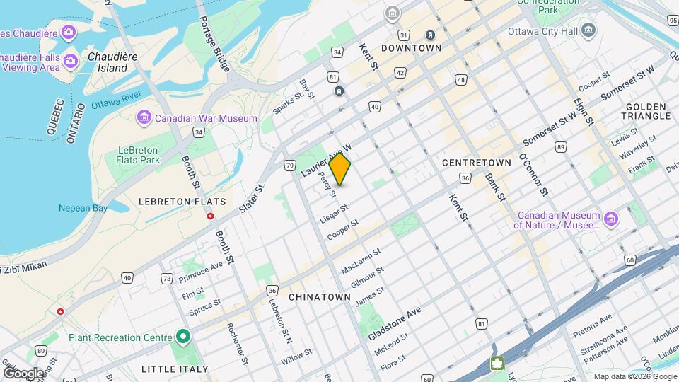 418 Nepean St W Map and Location Details