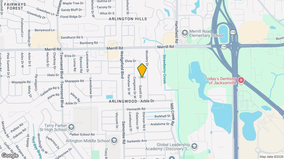 2589 Eastill Dr Map and Location Details