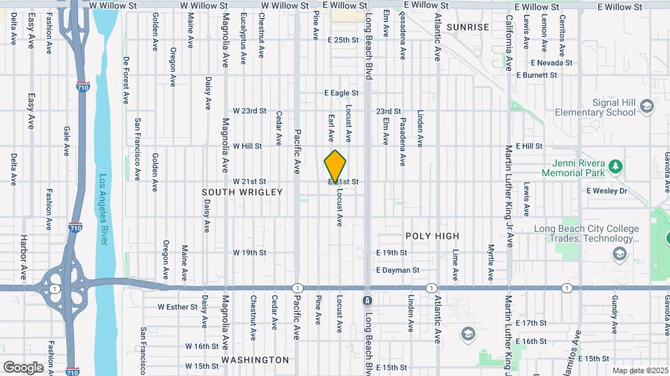 2073 Locust Ave Map and Location Details
