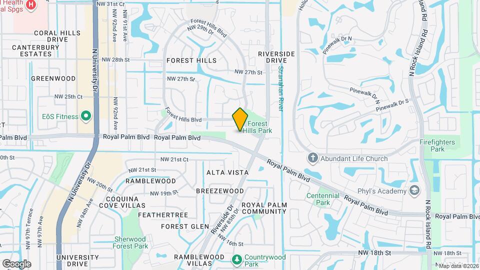 8371 Royal Palm Blvd Mapa y Detalles de la Ubicación