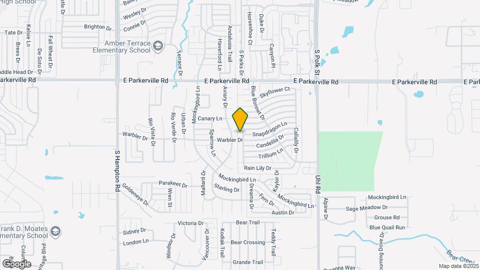 1117 Beeblossom Dr Mapa y Detalles de la Ubicación