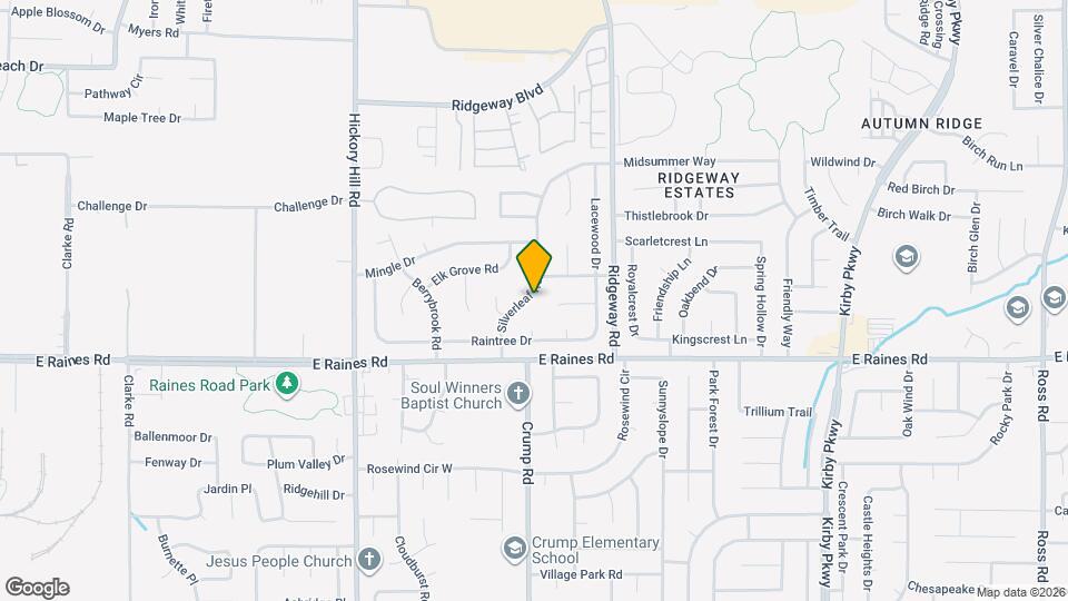 4096 Silverleaf Rd Map and Location Details