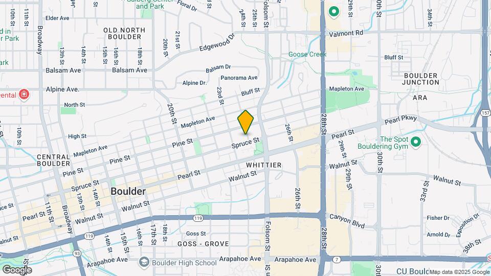 2345 Spruce St Mapa y Detalles de la Ubicación