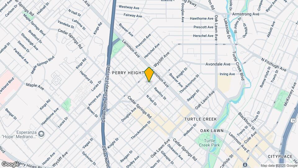 4235 Rawlins St Map and Location Details
