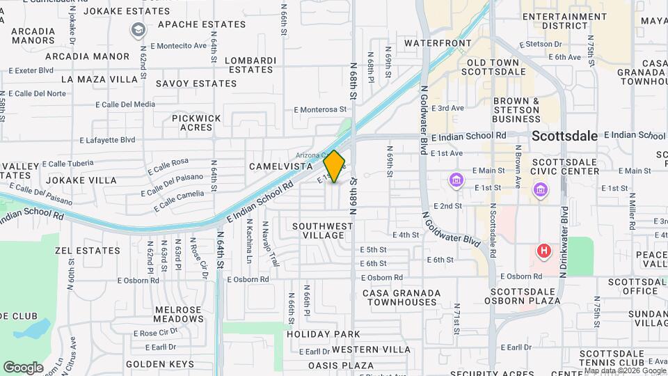 3816 N Pueblo Way Map and Location Details