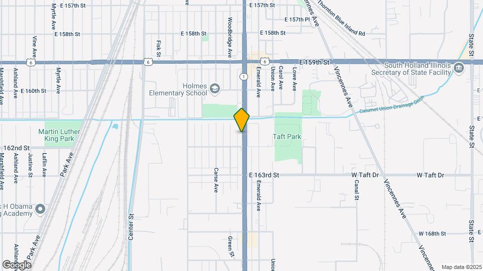 16128 Halsted St Mapa y Detalles de la Ubicación