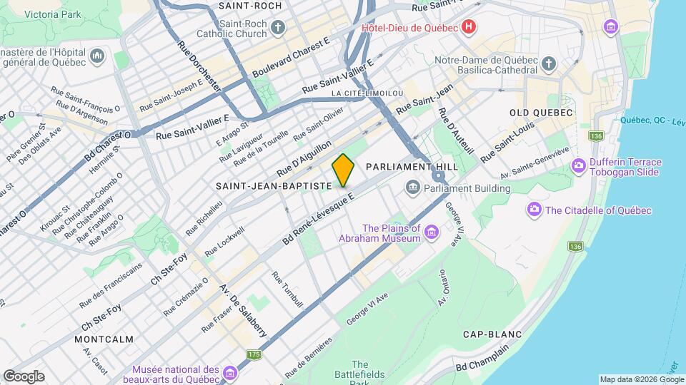 600 René-Lévesque Boul E Map and Location Details