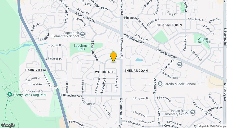 4826 S Fraser St Map and Location Details