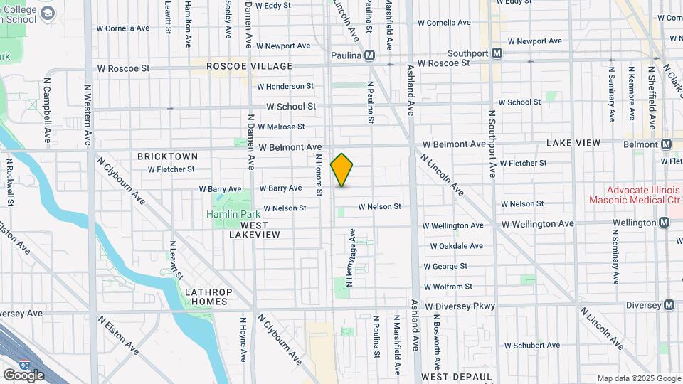 1749 W Barry Ave Map and Location Details
