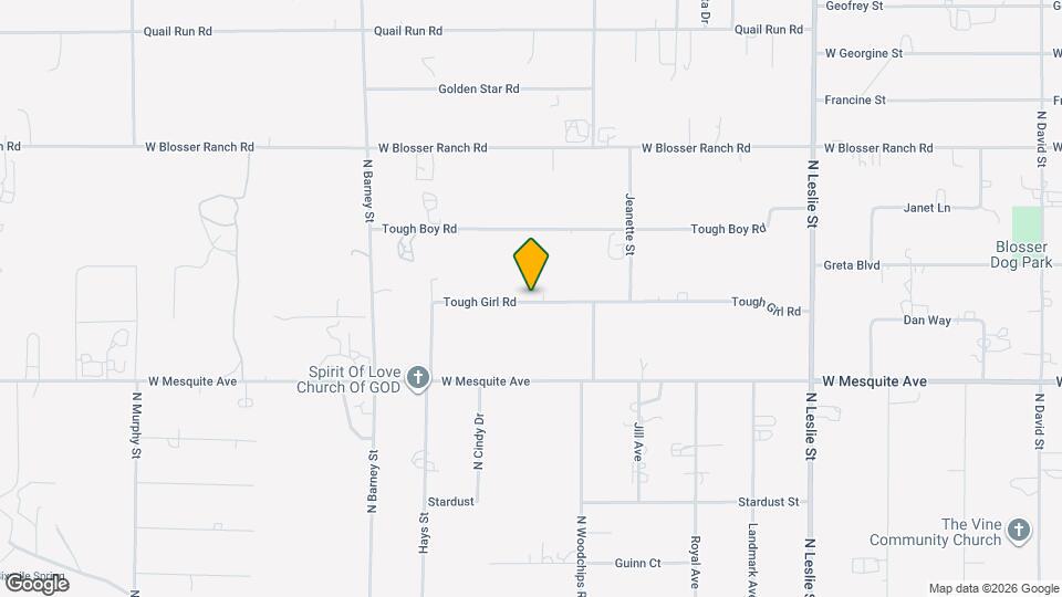 2640 Tough Girl Rd Map and Location Details