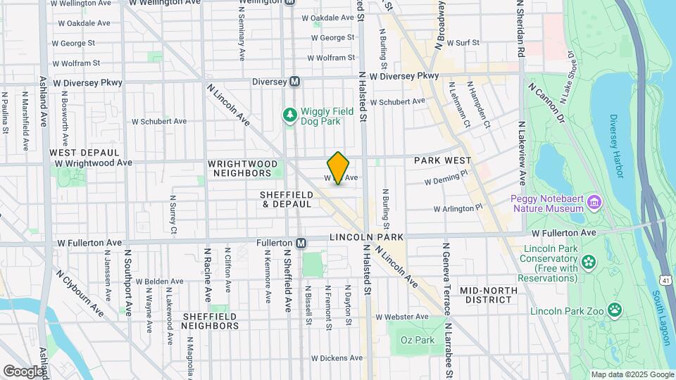 844 W Altgeld St Map and Location Details