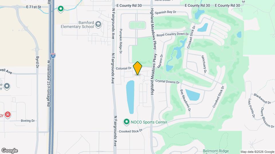 6510 Crystal Downs Dr Map and Location Details