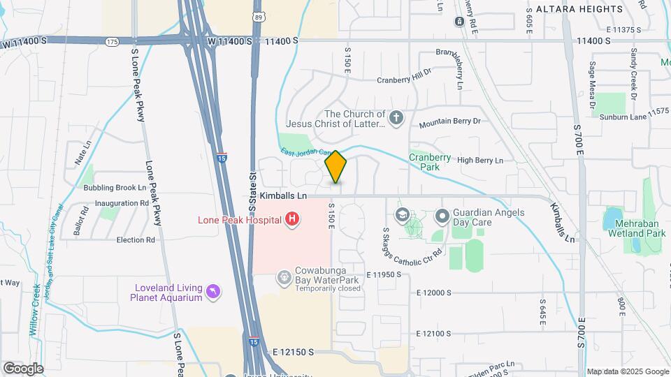 153 11800 S Map and Location Details