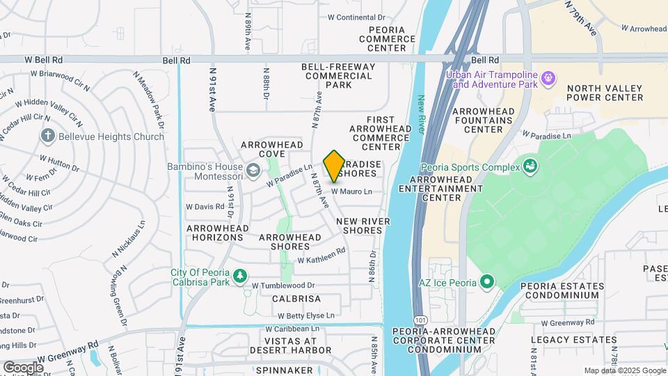 8666 W Mauro Ln Map and Location Details