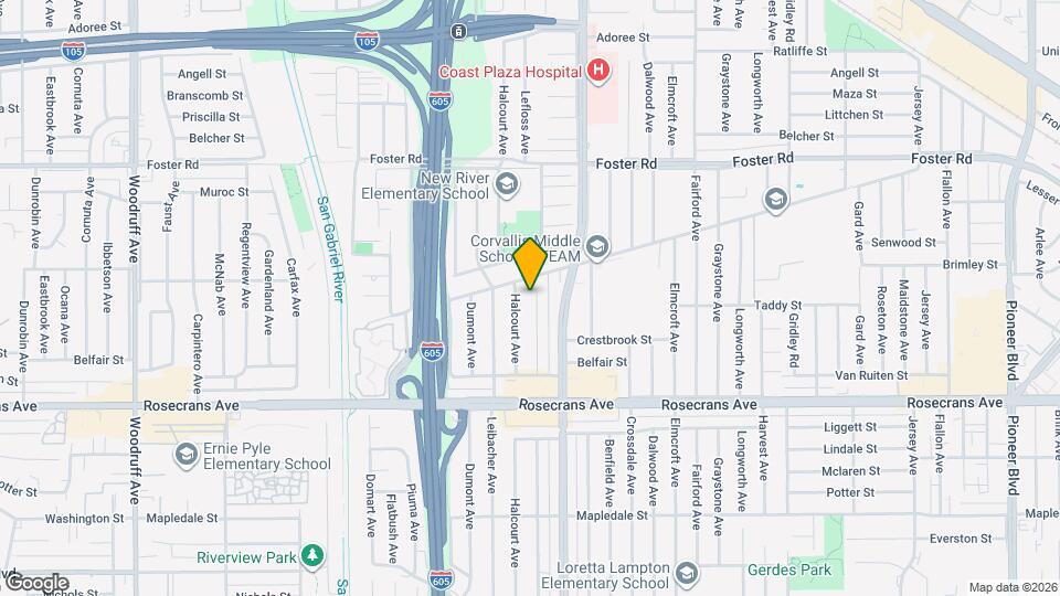 13903 Lefloss Ave Map and Location Details