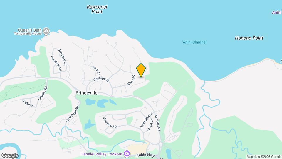 3890 Kamehameha Rd Map and Location Details