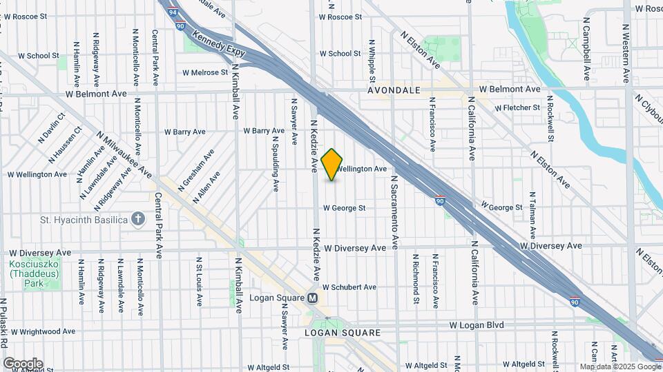 2932 N Troy St Map and Location Details