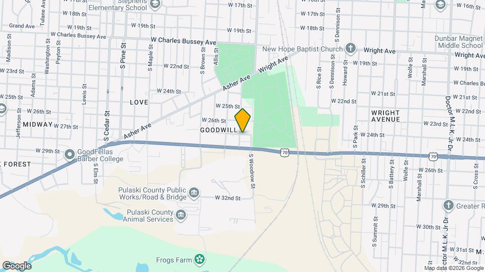 2919 W 27th St Map and Location Details