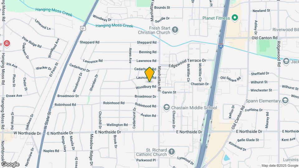 750 Woodbury Rd Map and Location Details