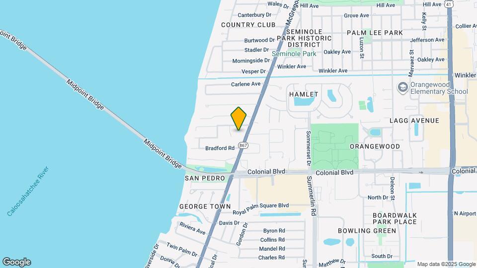 4620 McGregor Blvd, Unit 2B-1B Apartment Map and Location Details