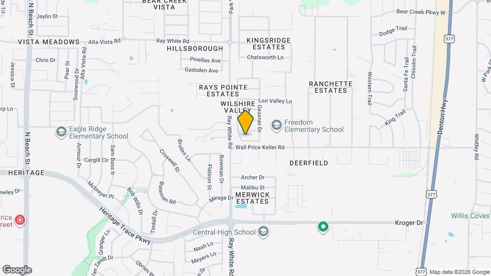 9709 Gessner Dr Map and Location Details