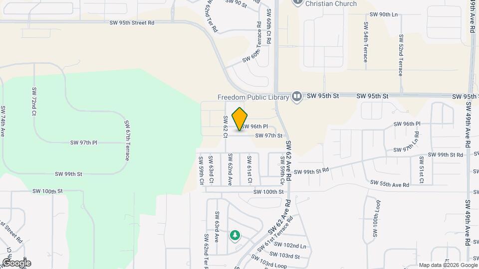 6201 SW 97th St Map and Location Details