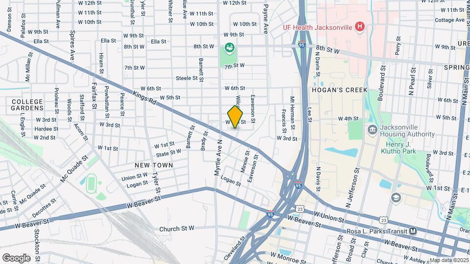 1230 W 3rd St Map and Location Details