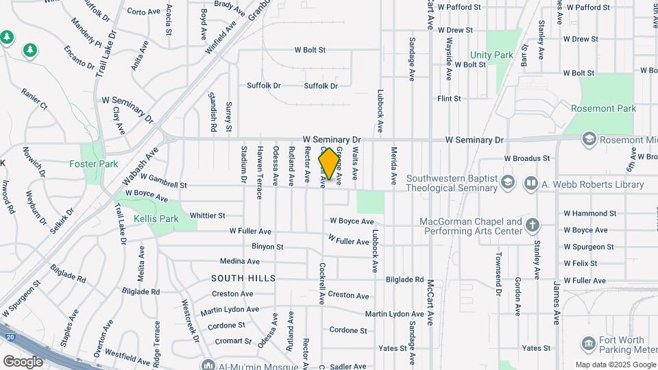 4433 Cockrell Ave Map and Location Details