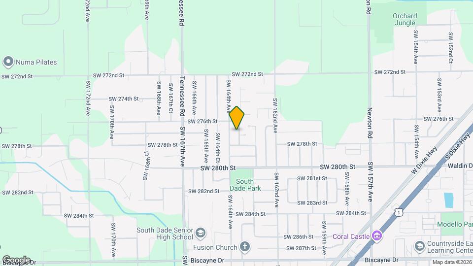 27684 SW 163rd Ct Map and Location Details