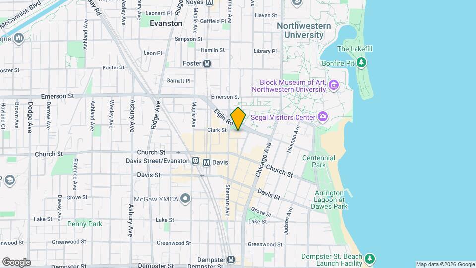 716 Clark St Map and Location Details