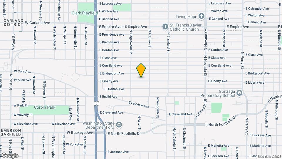 403 E Liberty Ave Map and Location Details