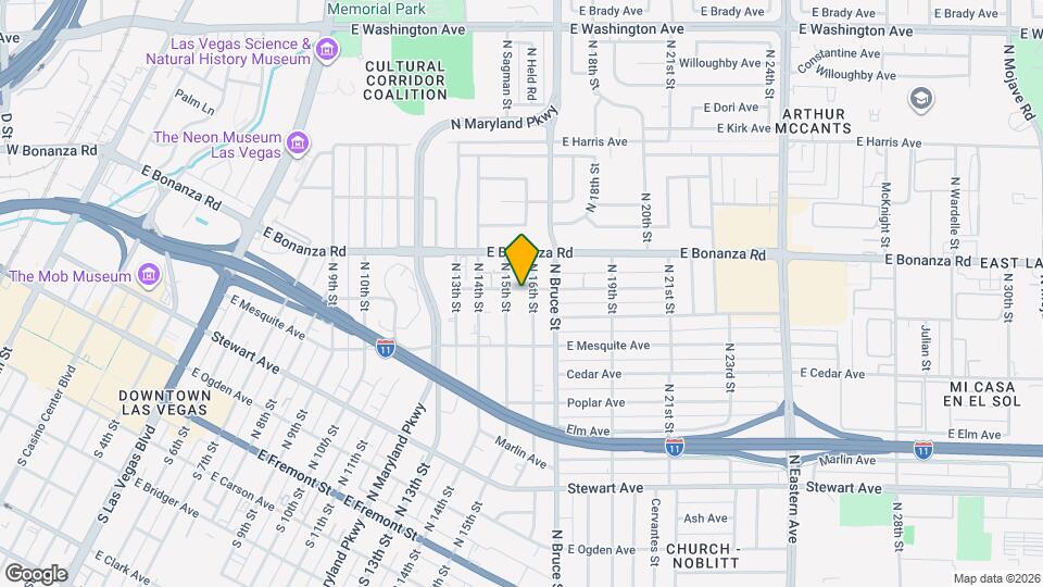 1516 Linden Ave Map and Location Details