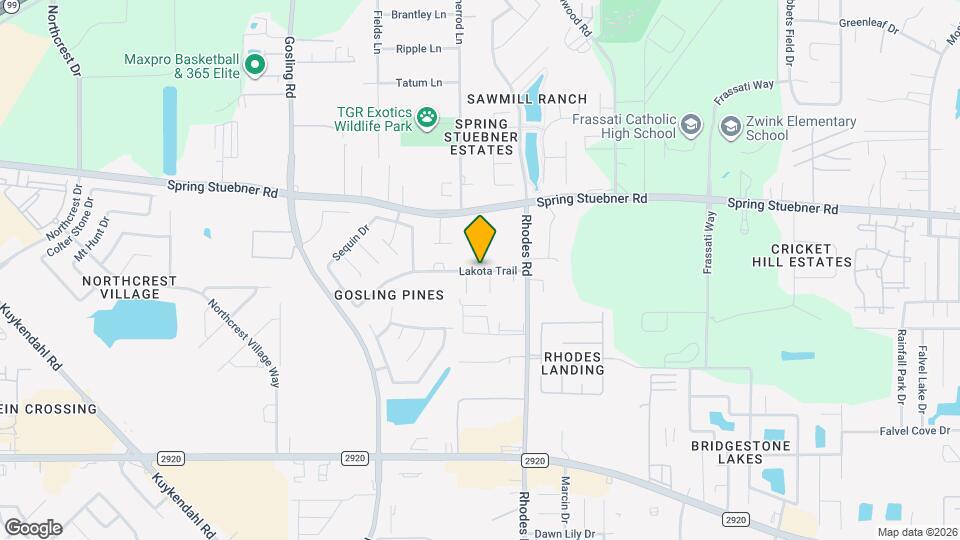 5210 Lakota Trail Map and Location Details