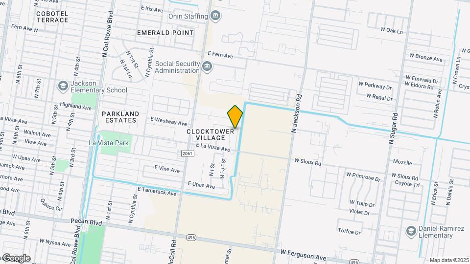 2500 N J St, Unit 1 Map and Location Details