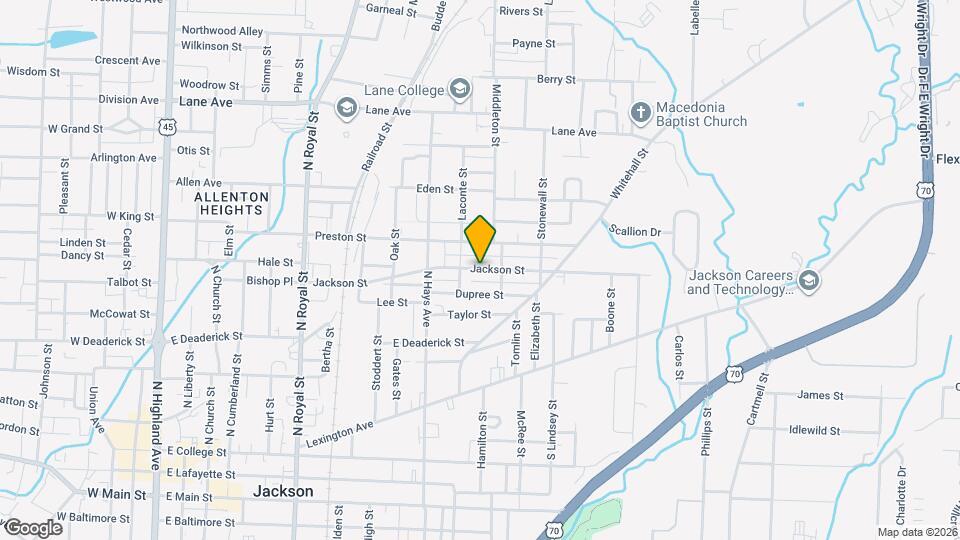 216 Simms St Map and Location Details