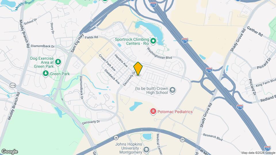 813 Rockwell Ave Map and Location Details