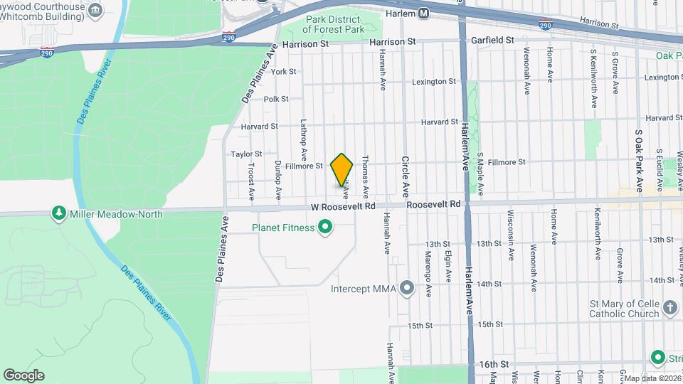 1133 Beloit Ave Map and Location Details