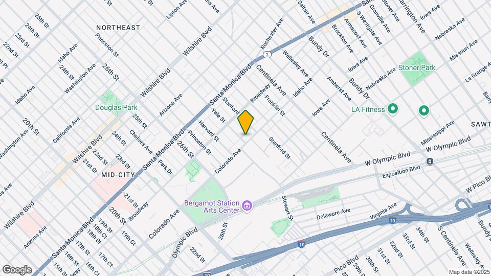 1551 Yale St, Unit C Mapa y Detalles de la Ubicación