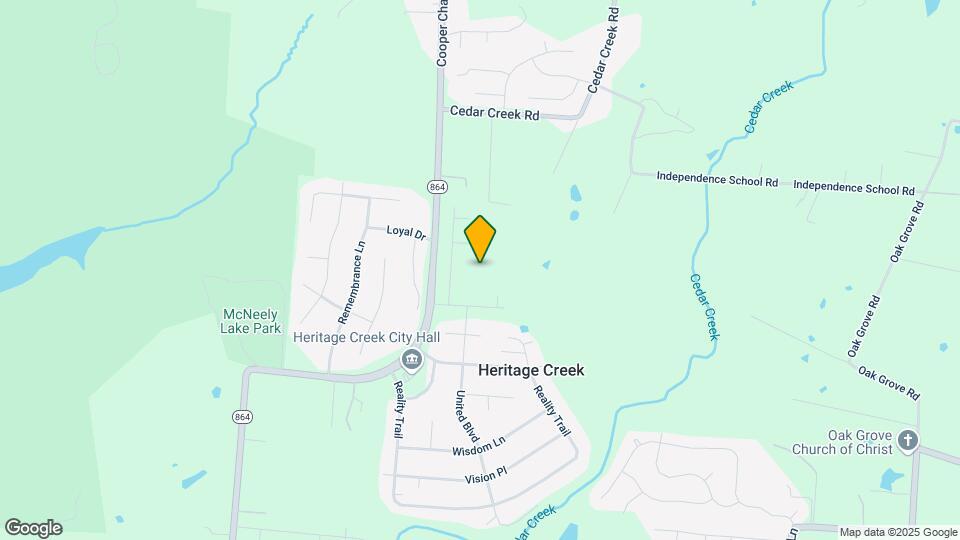 Villages at Heritage Creek by Fischer Homes Map and Location Details
