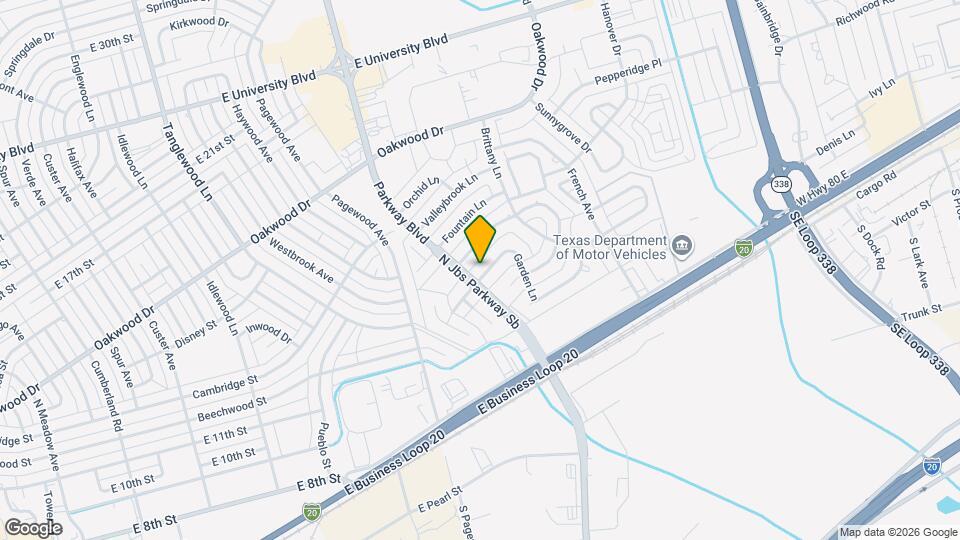 4607 Garden Ln Map and Location Details