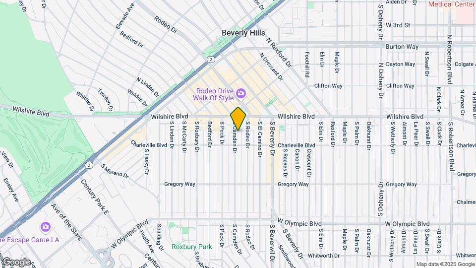 136-138 S Camden Dr Mapa y Detalles de la Ubicación