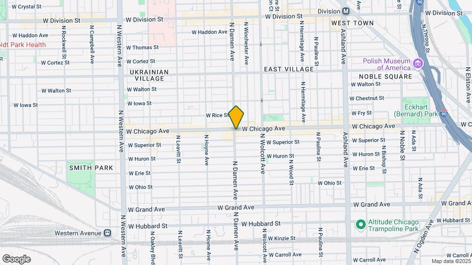 1959 W Chicago Ave Map and Location Details