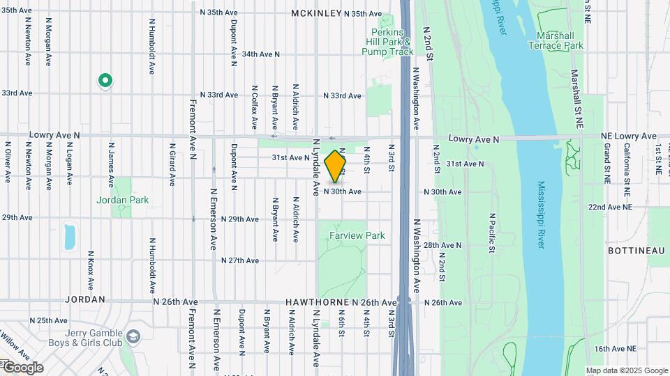 3001 N 6th St Map and Location Details