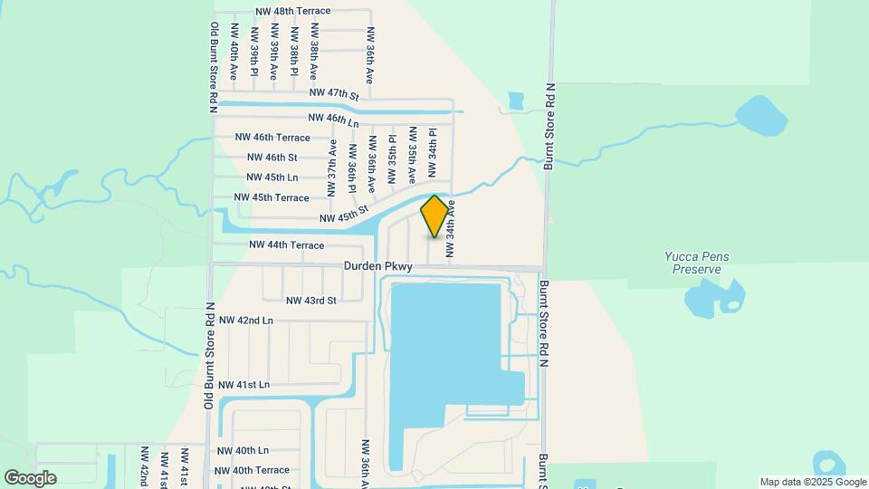 4341 NW 34th Pl Map and Location Details