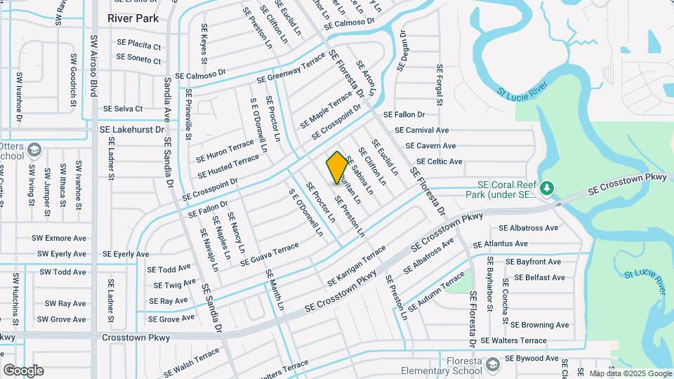 1147 SE Preston Ln Map and Location Details