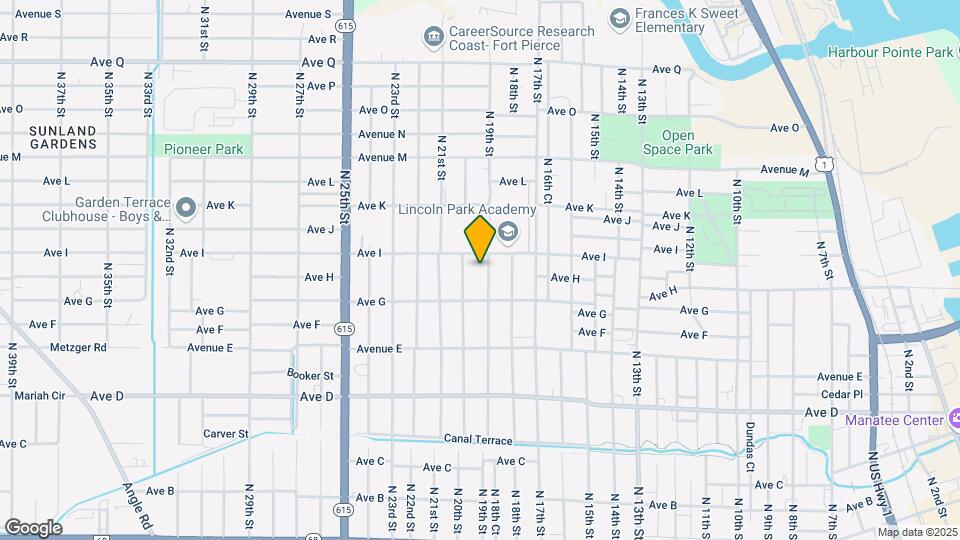 905 N 19th St Map and Location Details