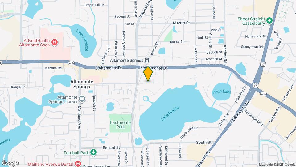 1068 Orienta Ave Map and Location Details