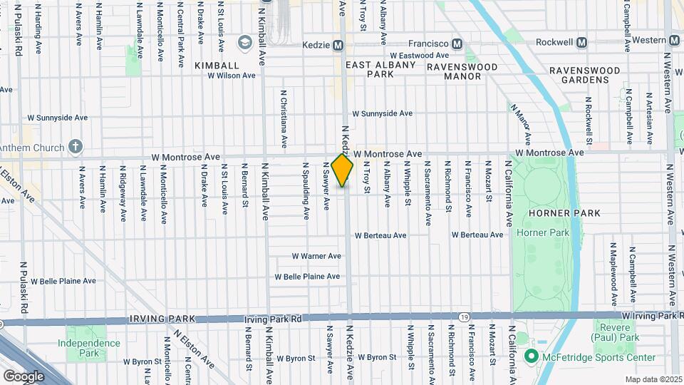 4300 N Kedzie Ave Mapa y Detalles de la Ubicación